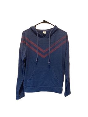 NFL New England Patriots Women's Navy Blue Sleepwear Hoodie Size Large